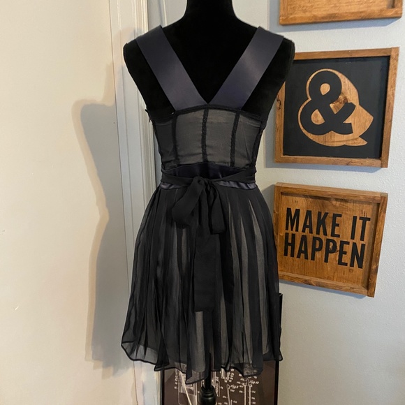 Ark & Co Black Cocktail Tie Back Dress - Picture 2 of 6